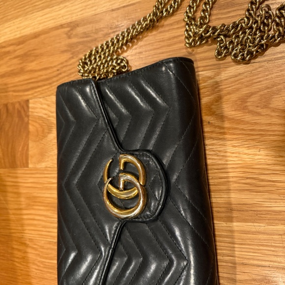 Gucci gold chain wallet purse - marmot - Picture 5 of 8